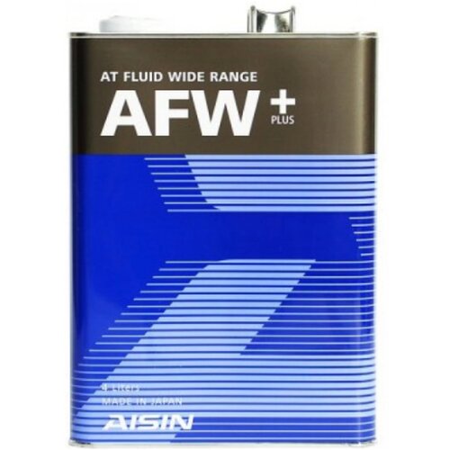 Масло трансмиссионное AISIN ATF Wide Range AFW+, 4 л, 1 шт.