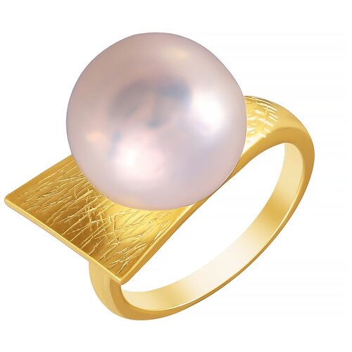 фото Element47 кольцо из серебра 925 пробы с барочным жемчугом cyzpr0076-r_ko_wb_yg, размер 18