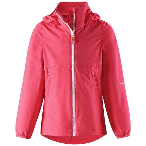 Куртка Reima Slusse, размер 128, розовый, красный куртка reima slusse размер 146 розовый красный