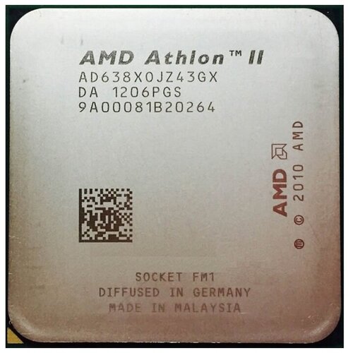 Процессор AMD Athlon II X4 638 Llano FM1, 4 x 2700 МГц, OEM