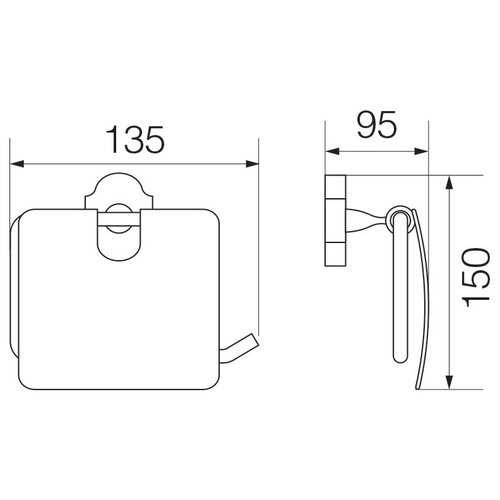 фото Держатель туалетной бумаги veragio stanford хром vr.std-7781.cr