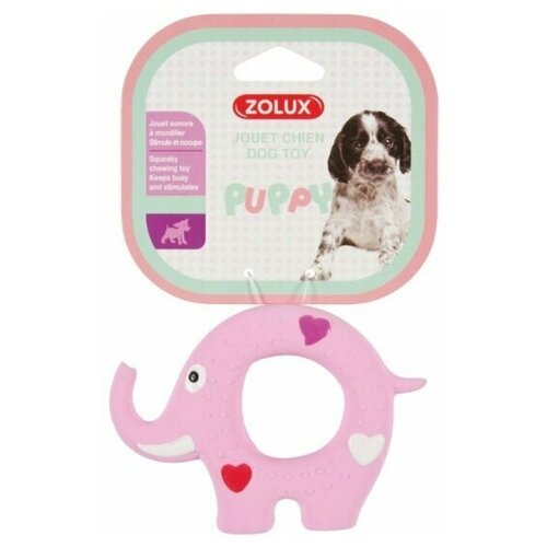 Золюкс Игрушка PUPPY латексная слоник, 33см, 4 штуки золюкс игрушка плюшевая для собак слон голубая
