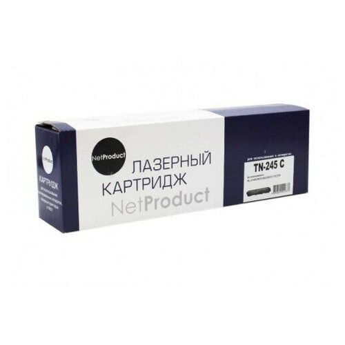 Картридж NetProduct N-TN-245C, 2200 стр, синий картридж brother tn245 hl 3140cw 3150cdn 3170cdw 2 5k cyan superfine