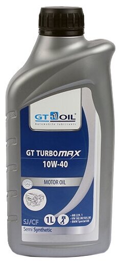 Масло моторное GT Turbo Max 10W40 полусинтетическое 1л