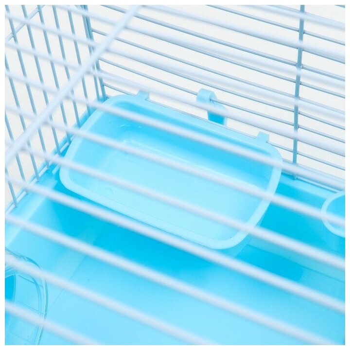 Клетка для грызунов"Пижон", с наполнением 47 х 30 х 27 см, голубая Пижон 7861077 . - фотография № 5
