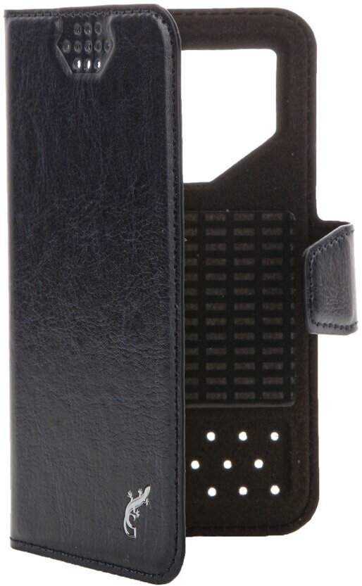 Универсальный чехол G-Case Slim Premium для смартфонов 3,5 - 4,2", темно-синий