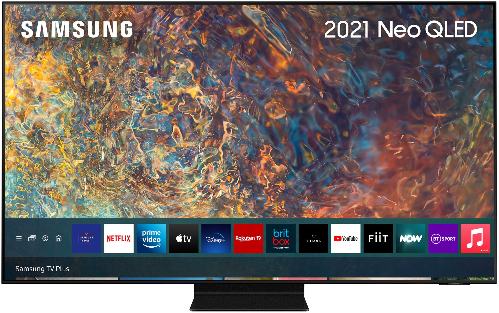 98" Телевизор Samsung QE98QN90AAT Neo QLED, HDR, LED, черный