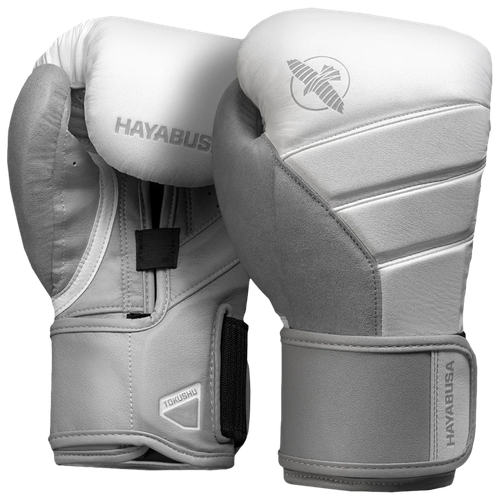 Боксерские перчатки Hayabusa T3 White/Grey (16 унций) боксерские перчатки hayabusa t3 white teal 10 унций