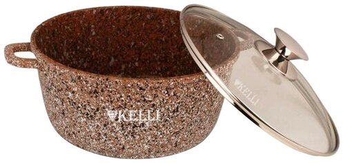 Кастрюля Kelli KL-4018-16, 1.5 л, диаметр 16 см