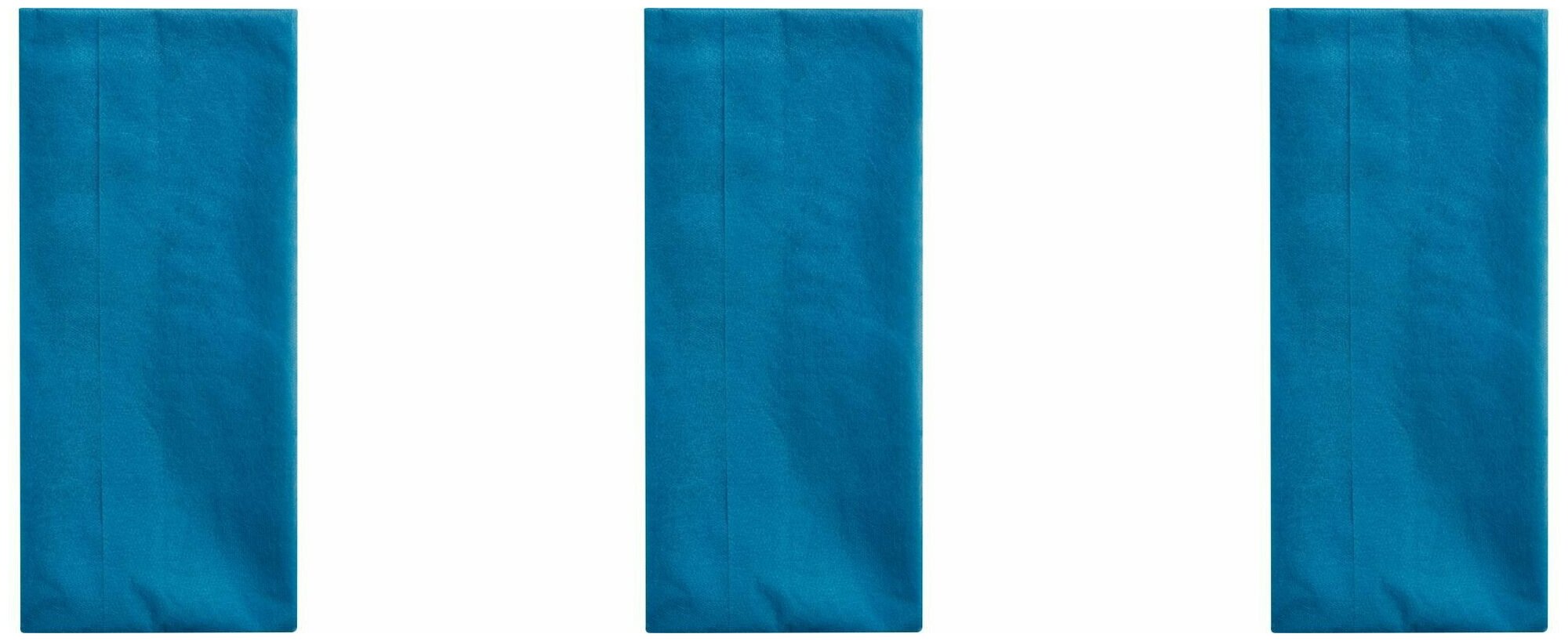 Luscan Скатерть одноразовая, 110х140 см, синяя, 3 шт