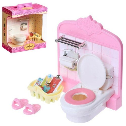Набор мебели для кукол Уют-2: туалет 1 шт