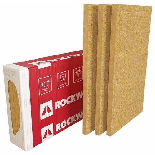 Утеплитель Руф Баттс В Оптима 40х600х1000 мм 3,6 кв. м утеплитель rockwool руф баттс н экстра 1000х600х70 мм 2 4 кв м