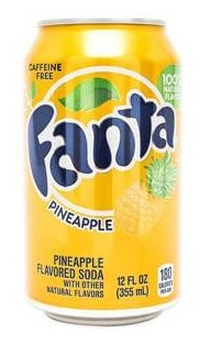 Газированный напиток Fanta Pineapple, США, 355 мл