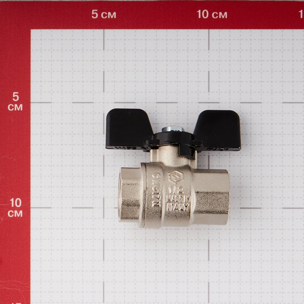 Шаровый кран Stout бабочка ВР/ВР 1/2"