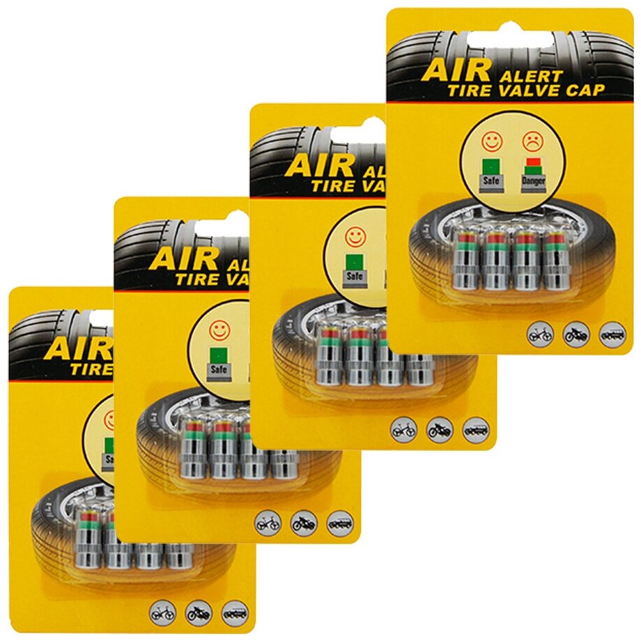 Колпачки индикаторы (датчики) давления в шинах (Air Alert Tire Valve Cap)