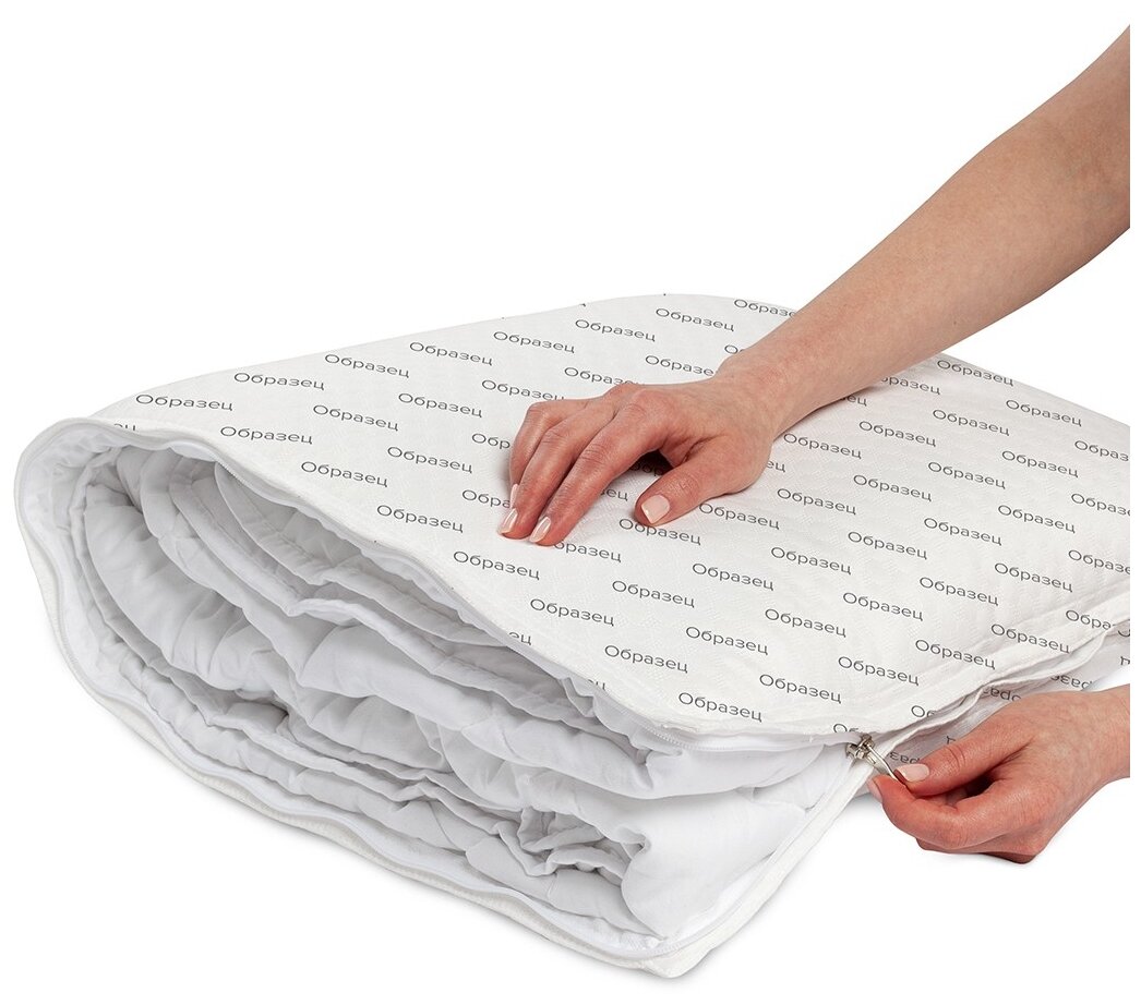 Подушка-одеяло трансформер 2в1 Ambesonne "Простой орнамент", подушка 55x55 см, одеяло белое в развернутом виде 200x200 см - фотография № 8