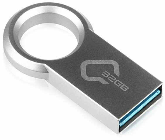 Флешка Ring, 32 Гб, USB3.0, металлик