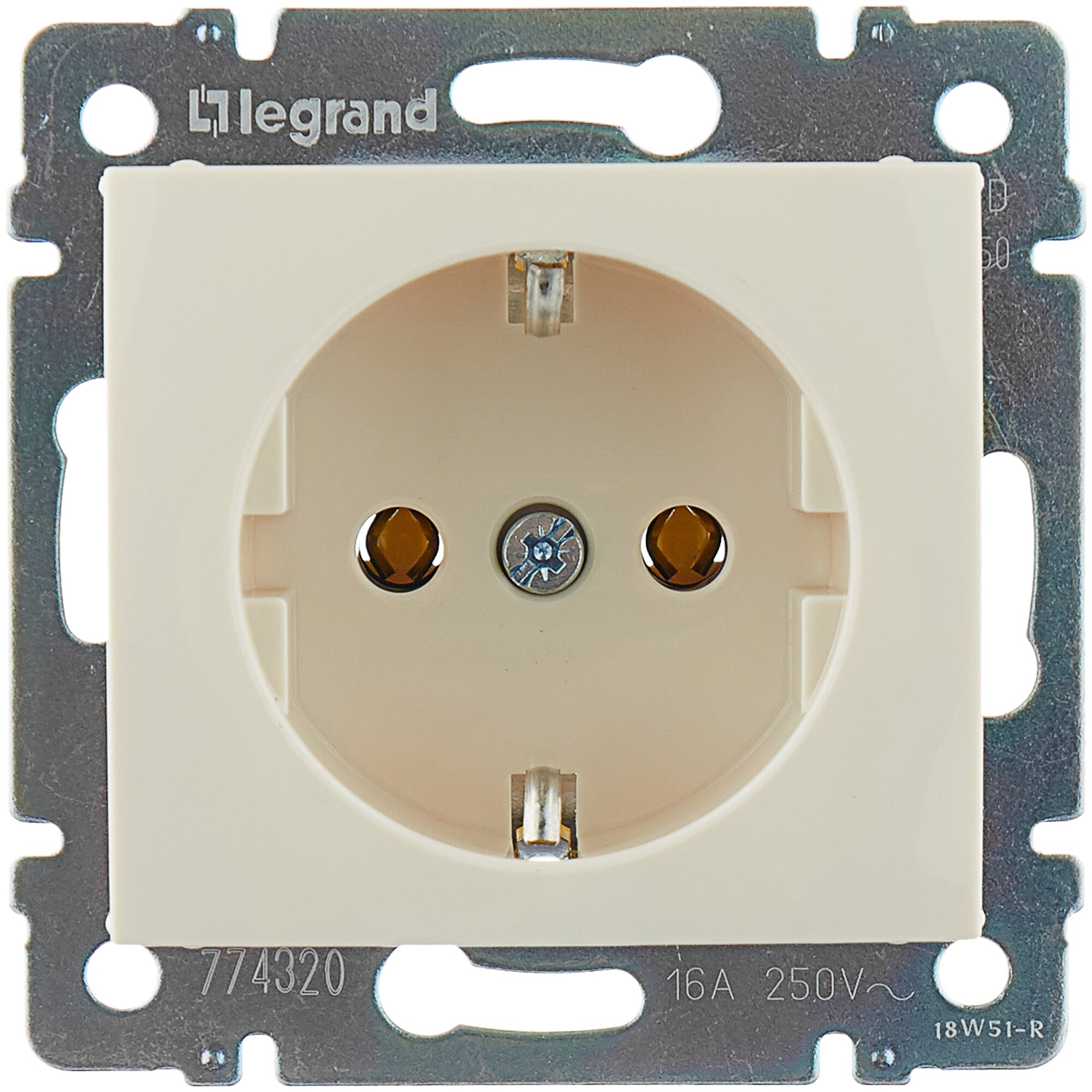 Розетка Legrand 774320 Valena, 16 А, с заземлением