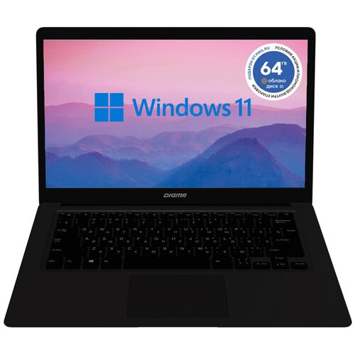 Ноутбук Digma EVE 14 C414 Cel N4000/4Gb/eMMC128Gb/600/14
