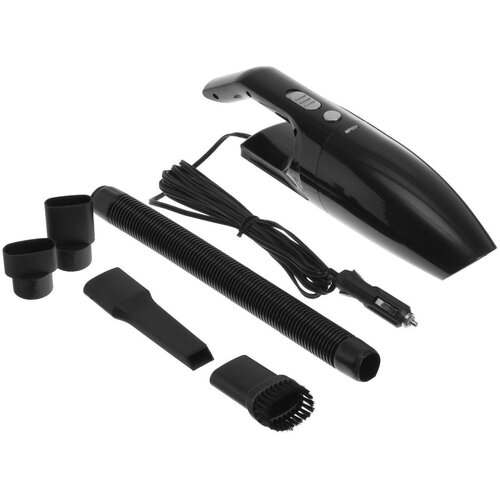 Пылесос автомобильный 5 насадок 100 Вт 12 В черный 222200₽