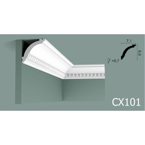 Карниз потолочный Orac Decor CX101, 1шт (длина 2м)