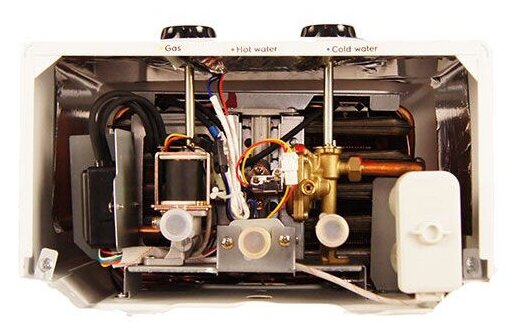 Проточный газовый водонагреватель Electrolux GWH 12 NanoPlus 2.0, белый - фотография № 6