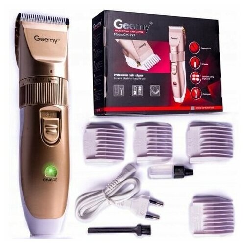 Машинка для стрижки волос Geemy GM-797 с керамическими лезвиями 89900₽
