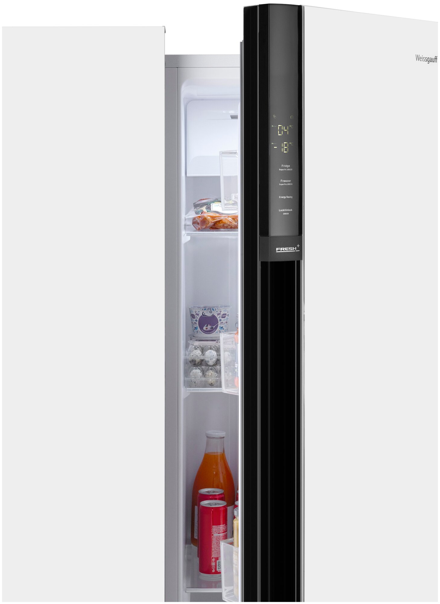 Холодильник двухкамерный Weissgauff WSBS 600 WG NoFrost Inverter - фото №9