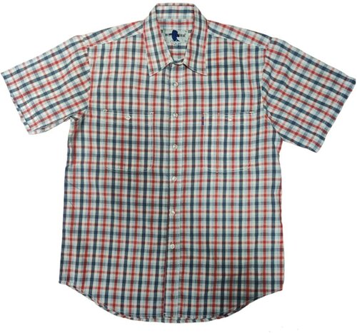 Рубашка WEST RIDER, размер 48серый, белый