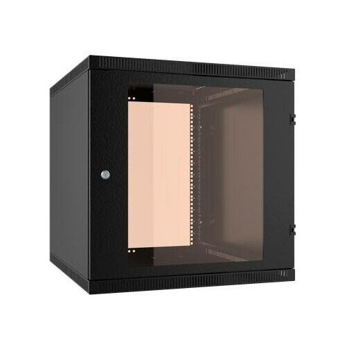 Шкаф коммутационный NT WALLBOX 18-63 B (589168) настенный 18U 600x350мм пер.дв.стекл направл.под закл.гайки 360кг черный 300мм 23кг 880мм IP20 сталь