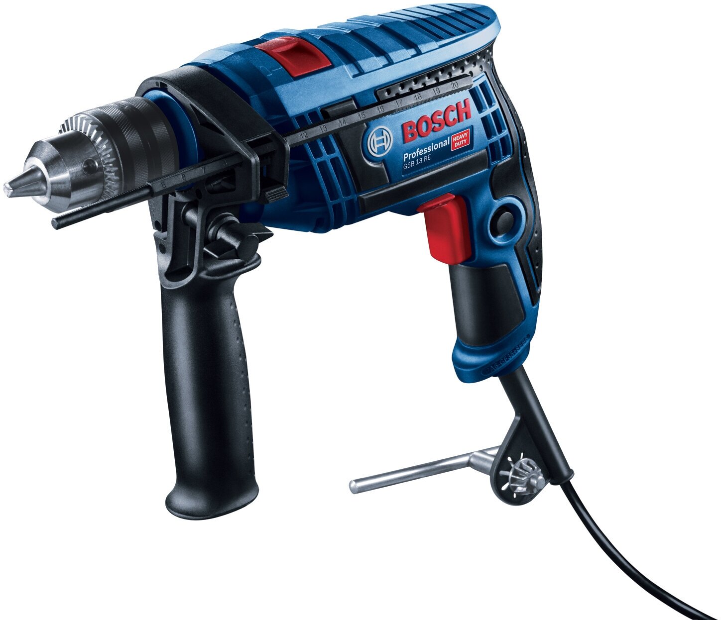 фото Ударная дрель BOSCH GSB 13 RE (0 601 217 102), 600 Вт, без аккумулятора