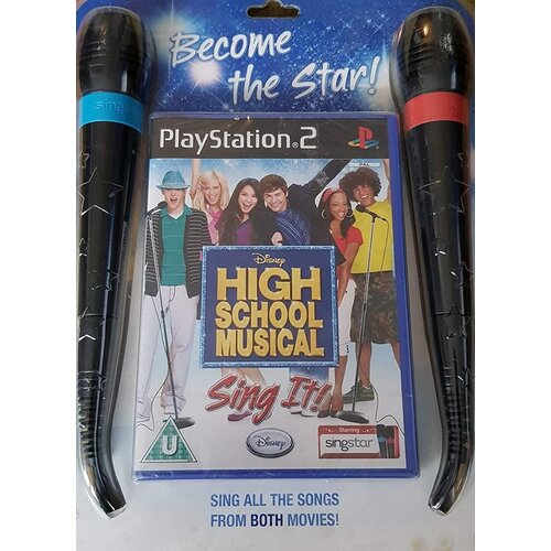 Игра для Playstation 2: High School Musical: Sing It! (+ 2 микрофона)