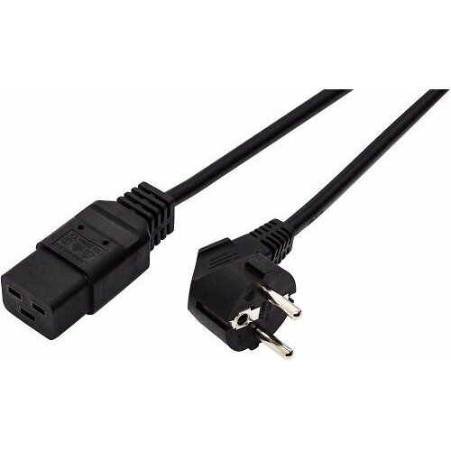 Кабель питания Filum FL-PC16-EU-C19-1.8M CEE 7/7- С19, 3х1.5мм², 220В, 16A, чёрный, 1.8м