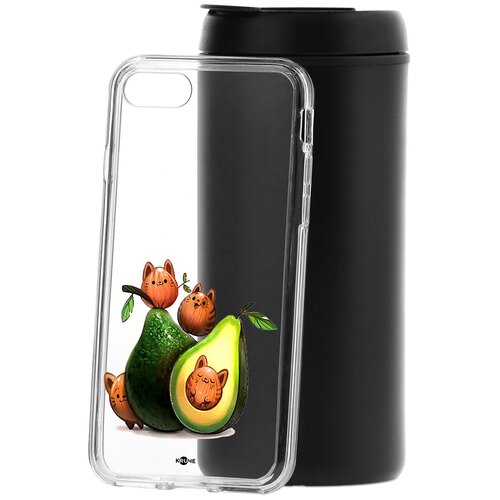 фото Чехол на айфон 7 kruche print авокотики кruче