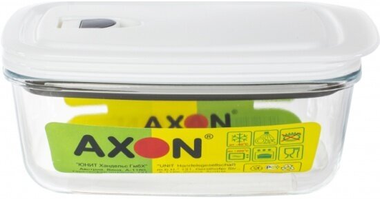 Контейнер из жаропрочного стекла Axon VC-208 вакуумный