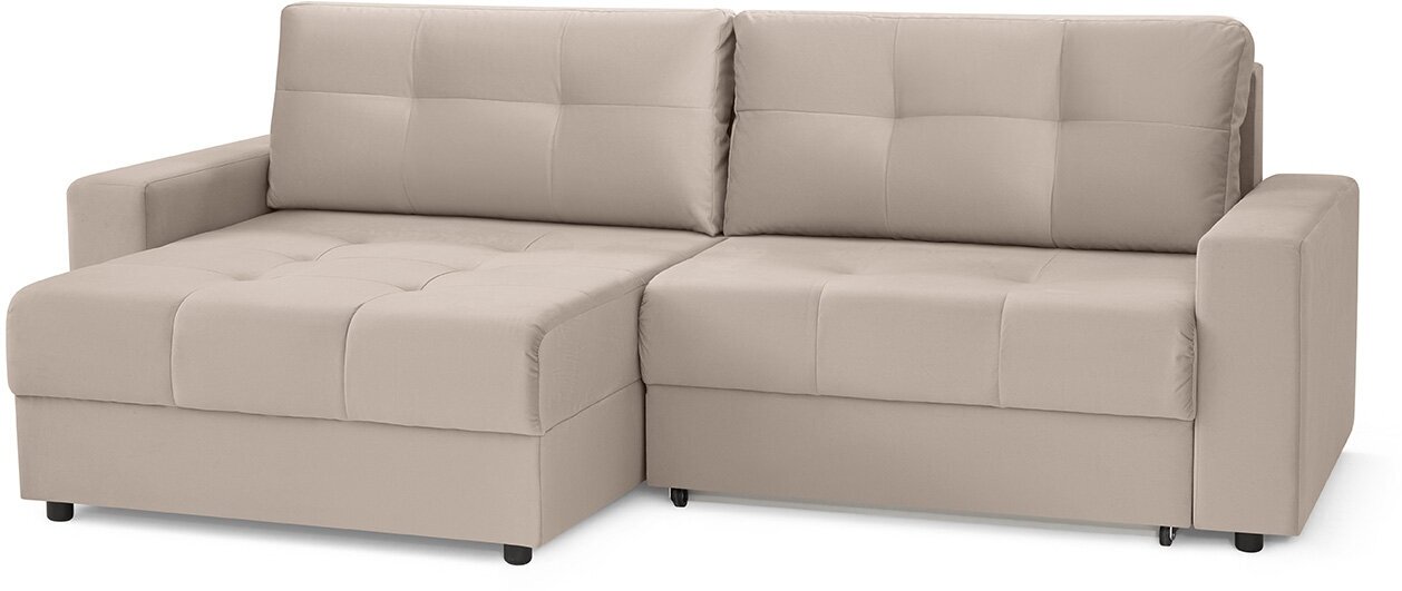 Угловой диван-кровать Hoff Манчестер, универсальный угол, цвет бежевый