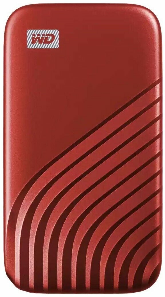 Внешний SSD WD 2TB My Passport SSD USB 3.2 Gen 2 - Red (WDBAGF0020BRD-WESN)