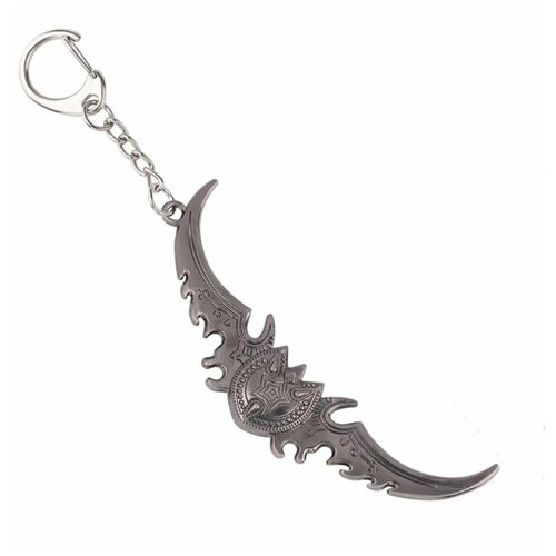 Брелок GameМерч, серый брелок артрас keychain world of warcraft arthas