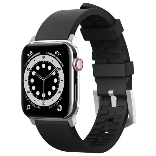 Ремешок для смарт-часов Elago Apple Watch 42/44/45 Sport Rubber strap Black