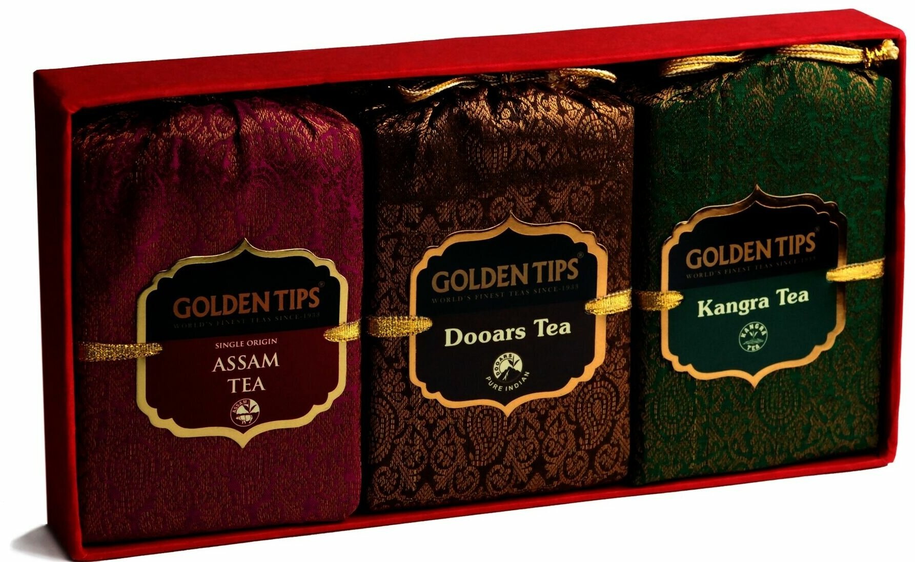 Чай чёрный ТМ "Голден Типс" - Подарок Индии-2 (Ассам, Кангра, Дуарс), 300 гр.