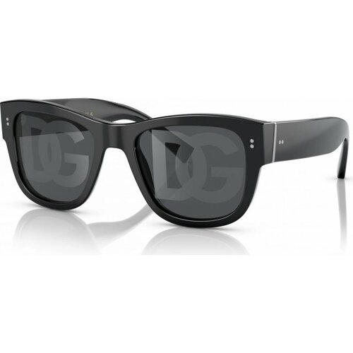 Солнцезащитные очки DOLCE & GABBANA DG 4338 501/M, черный солнцезащитные очки ralph 0ra5160 501 11