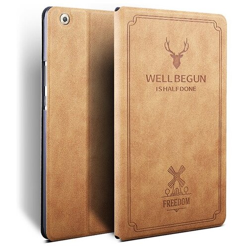 фото Чехол mypads для huawei matepad wifi/ lte 10.4 (bah3-w09 / l09) тематика книга в винтажном стиле коричневый