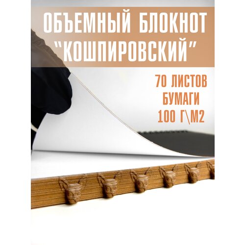 Объемный блокнот А5 Кошпировский DzenyaSin блокнот а5 с твердой обложкой 160 страниц пунктирный журнал блокнот дневник планировщик цвет слоновой кости белый 100 г м2 милые школьные