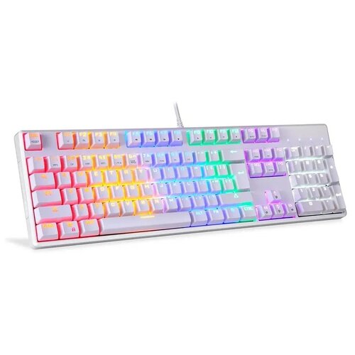 Игровая клавиатура Motospeed K96 (CK107) Rainbow White USB white