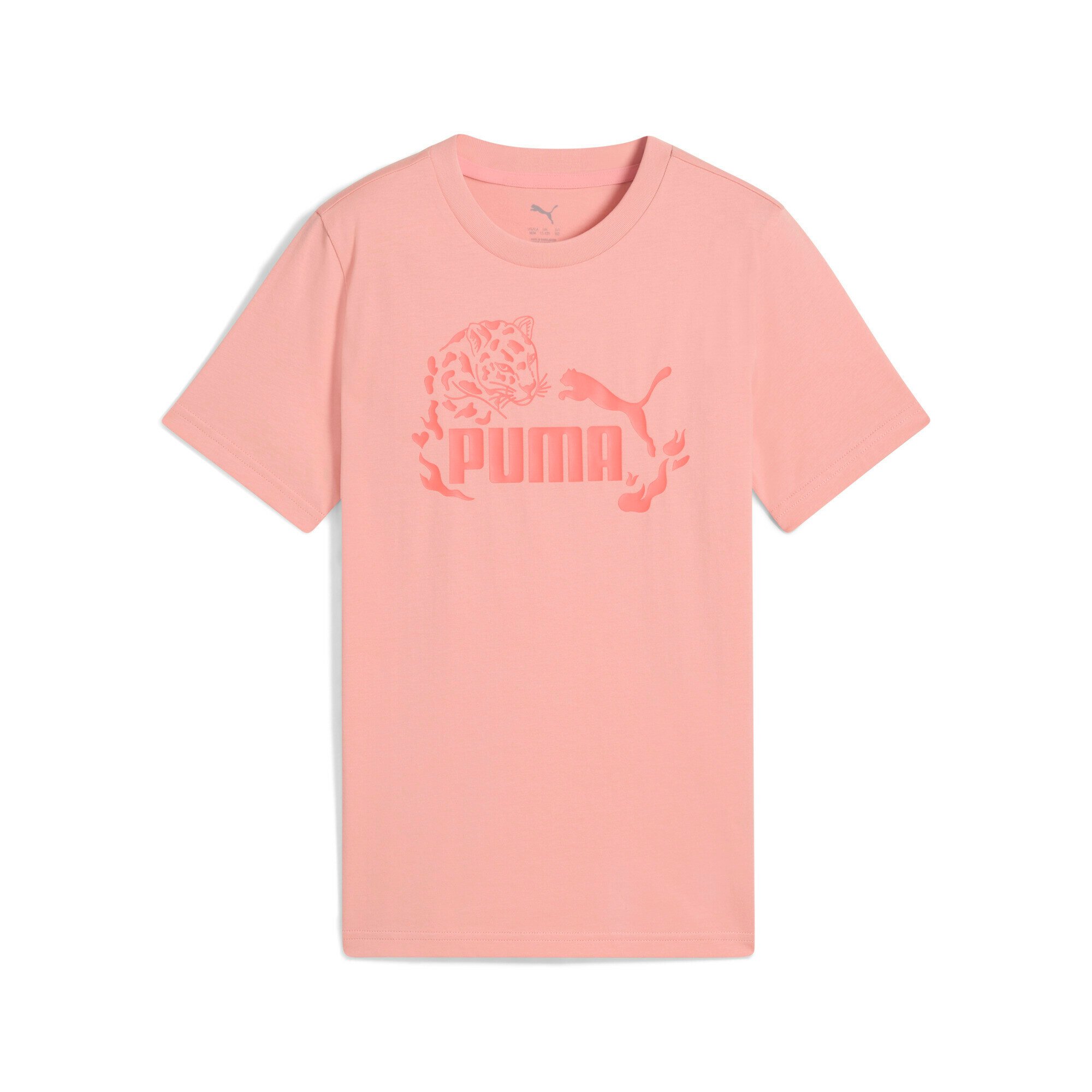 Футболка PUMA FLAMING LOVE Graphic, размер 140, розовый