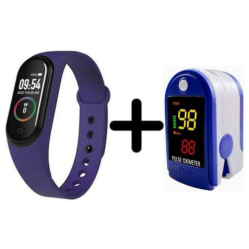 Умные часы BandRate Smart BRSM44BBL-SET2 с пульсометром тонометром мониторингом сна 350000₽