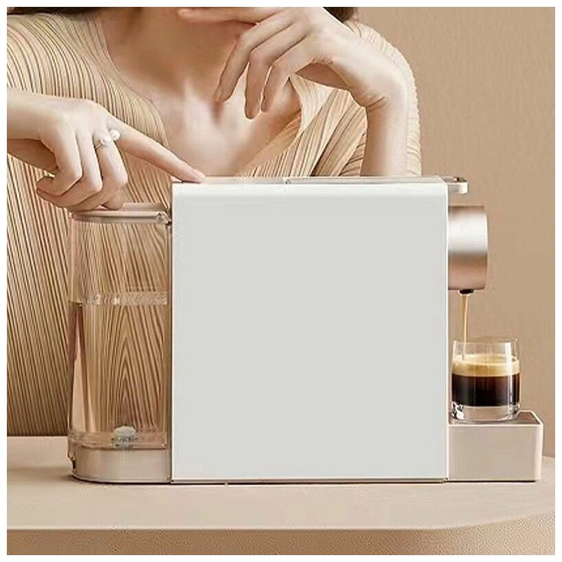 Кофемашина Xiaomi Scishare Capsule Coffee Machine Mini S1201 Gold - фотография № 5