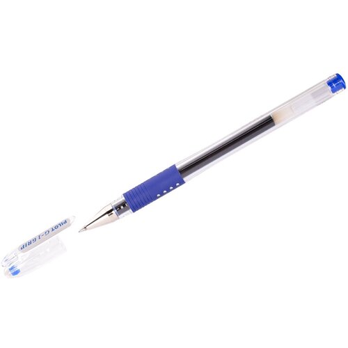 Комплект 12 шт, Ручка гелевая Pilot G-1 Grip синяя, 0.5мм, грип