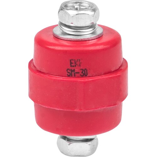 Шинодержатель (шинный изолятор) EKF plc-sm-30, 30 мм, 6 шт.