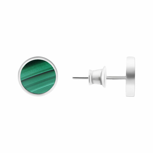 Серьги Яхонт, серебро, 925 проба, малахит, зеленый перстень малахит серебро 925 проба яшма размер 18